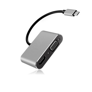 2合1集线器坞站USB输入4k分辨率VGA HDMI高清分路器坞站，用于视频捕获和录制与Windows 10兼容 - Product Image 5