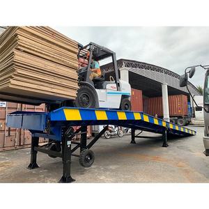 Safe With Vramp-10T-S Anti-slip <strong>Platform</strong> 12800mm Mobile <strong>Loading</strong> Ramp Connection to Container Floor 1 Year Warranty Asia Factory - Product Image 1