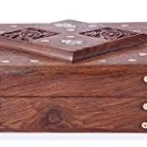 Wooden Small Cremation Pet Urn for Dog and Cat Ashes Box