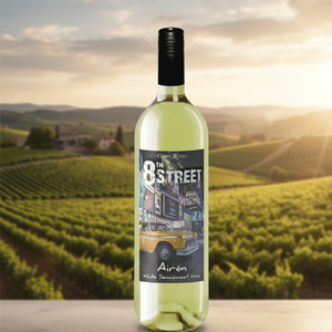 Đường số 8, màu trắng bán ngọt, 100% airen, rượu vol 11%, varietal Tây Ban Nha, 0,75lt, từ castilla La Mancha. - Product Image 3