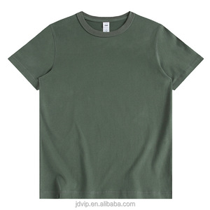เสื้อยืดแขนสั้นผ้าคอตตอนพิมพ์โลโก้สีดำ100% สำหรับผู้ชาย
