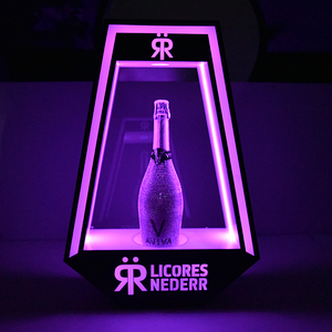 OEM Plexiglas LED rotierende runde Licht box