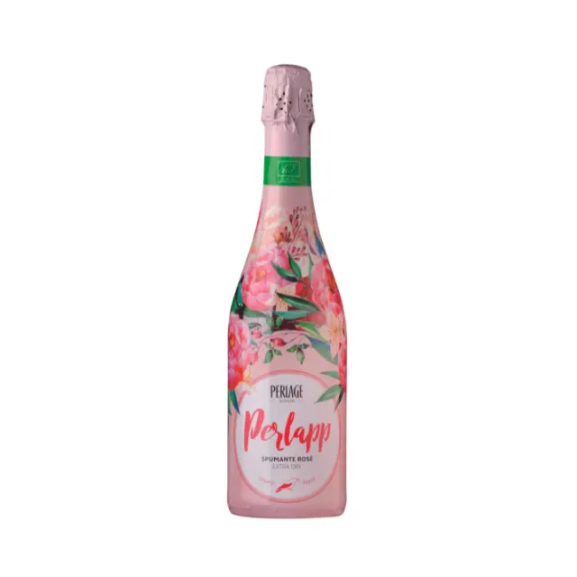 Premium wine Perlapp Rose Spumante Extra Dry organic e vegan 750ml