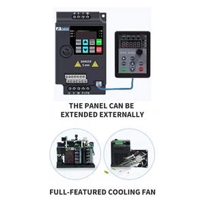 3 fazlı 380v 380v 2.2kw vfd ac senkron jeneratör üç fazlı invertör frekans dönüştürücü İnvertörler dönüştürücüler motor - Product Image 6