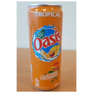 Oasis Tropical Fruit 33clパックの新鮮なココナッツ水24個入り簡単にオープンポリッシュココナッツ風味豊かなソーダバルク包装