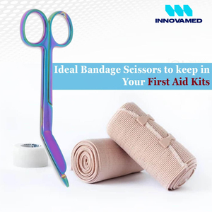 Cerrahi bandaj makası cerrahi çok gökkuşağı renk Blunted ipuçları INNOVAMED tarafından cerrahi aletler temeli - Product Image 6
