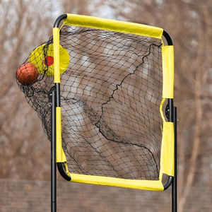 Bóng đá Snap & vượt qua huấn luyện viên <span class=keywords><strong>Net</strong></span> 8ft quarterback mục tiêu <span class=keywords><strong>net</strong></span> với điều chỉnh góc độ bền khung thép & di động Caster bánh xe - Product Image 6