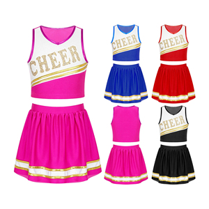 Rhinestone Cheer dans süblimasyon amigo üst bak üniforma toptan üniforma Cheer lider - Product Image 5
