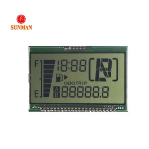 Kunden spezifischer Bildschirm Tn Htn VA 7-Segment-Display Benutzer definiertes 7-Segment-LCD-Display für Ebike-Motorrad-Tachometer-Kilometer zähler - Product Image 1