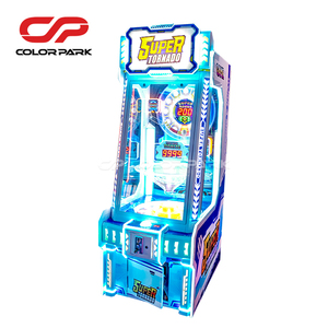 カラフルな公園卸売アーケードゲーム機コイン式ギフトハッピーフィッシュ交換機宝くじ機