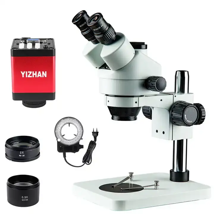 3.5X-90X HD Confocal Trinocular Microscópio Peças De Máquinas De Metal Placa De Circuito Microscópio De Dissecação De Laboratório