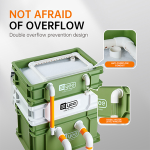 Yee bán buôn tùy chỉnh mới treo trên Aquarium Lọc Hộp Fish Tank Top lọc Fish Pond Hệ thống lọc - Product Image 5