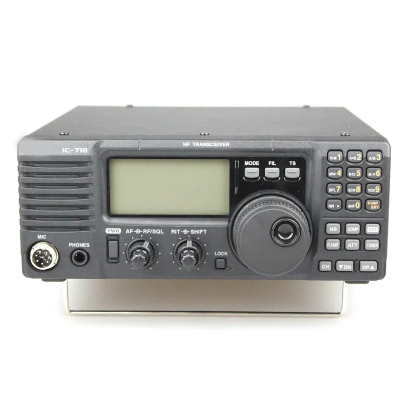 IC-718 Radio a onde corte ad alta potenza 100W HF ricetrasmettitore All Band stazione relè Radio Mobile 100-240V