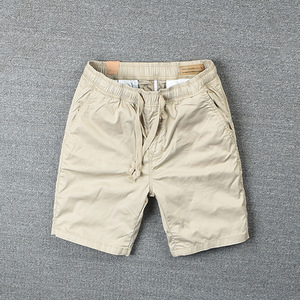 Özel rahat şort Slim Fit Trend <span class=keywords><strong>Capris</strong></span> erkek çok yönlü düz erkek kargo şort