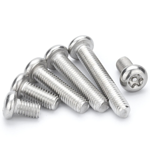 M2 2.5 M3 M4 M5 M6 M8 M10 M12 ISO7380 304 paslanmaz çelik A2 güvenlik cıvata makinesi düğme kafası Torx vidalar pimleri ile - Product Image 4