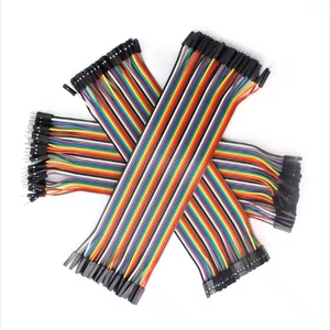 Custom OEM Cable High Quality Multicolor Dupont Wire Breadboard Jumper Ribbon Cable Kit Compatible with <strong>Arduino</strong> <strong>Projects</strong>