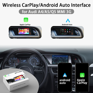 Autommi A4L A5 Q5オートエレクトロニクスアップルワイヤレスカープレイアダプターモジュールAndroid Auto Integrated for Audi Auto Integrationキット - Product Image 2