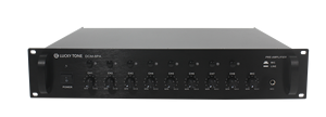 V 8-Channel Pre-Amplifier with HiFi Sound 8 Line/Mic Inputs &amp; Automatic Mute <strong>Function</strong> for Paging Mall Hotel Factory - Product Image 5