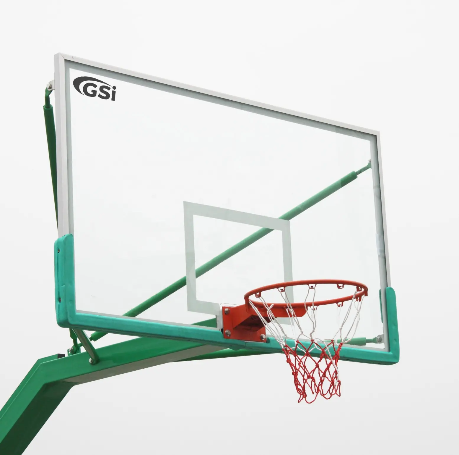 Tablero de baloncesto de acrílico para exteriores personalizado, tablero de baloncesto de acrílico transparente para deportes con anillo, para deportes