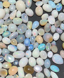 100% çekici etiyopya Welo yangın bombeli kesim opal  AAA sınıf doğal gevşek taşlar pürüzsüz cilalı taş Mix şekli güzel OEM - Product Image 4