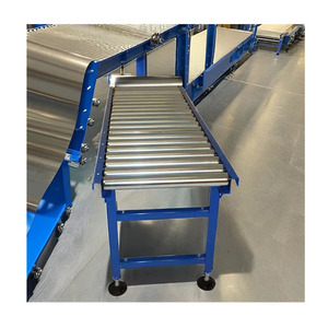 Transportador de rodillos de gravedad flexible motorizado portátil Qingdao estrellas camión carga descarga cinturón patín ruedas sistemas de transporte