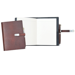 Quaderno per appunti esecutivo organizzatore non datato con penna e custodia per unità USB in metallo chip di memoria Notebook da 8 /16/32GB con unità Usb - Product Image 6