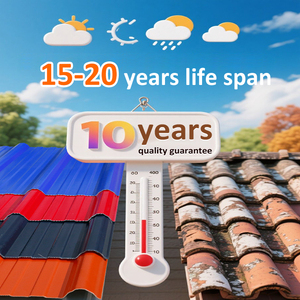 Goeate UV kháng ASA nhựa mái ngói cho căn hộ xây dựng nhà ngoài trời công viên khu nghỉ mát Đền - Product Image 6