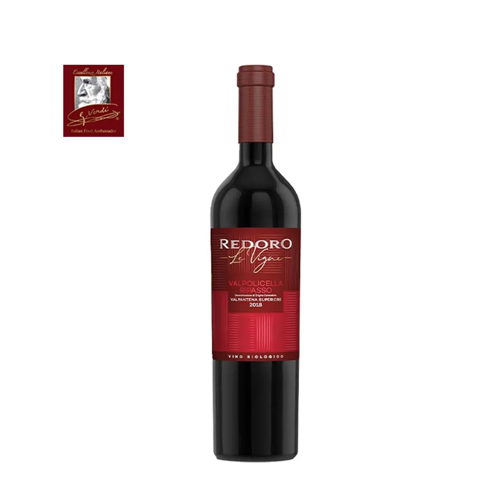 Ripaso vin rouge italien bio Redoro LeVigne Valpollicella doc g Valpantena Super 750cl GVERDI sélection vin italien fait
