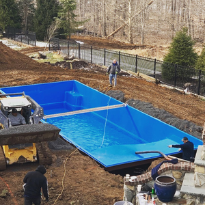 Gạch sang trọng khảm gốm bơi Spa Thương hiệu Mới bên ngoài hồ bơi vườn Lắp đặt nhanh hồ bơi ngoài trời người lớn - Product Image 1