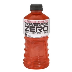 Powerades spor içeceği, sıfır <span class=keywords><strong>kalori</strong></span>, çilek