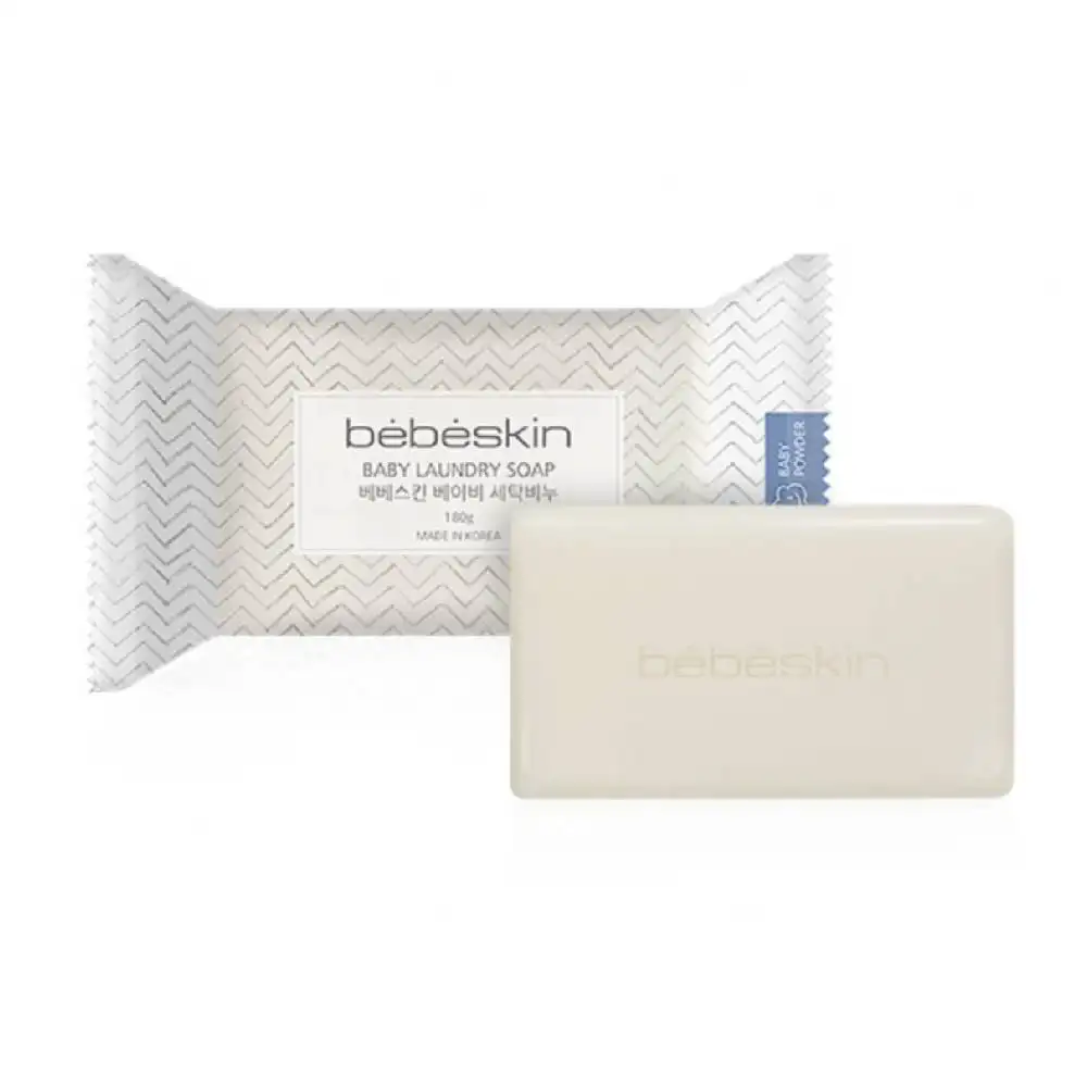 Bebeskin-jabón para la colada del bebé, barra de jabón de 180g, OEM ODM, respetuoso con el medio ambiente, para ropa de bebé, hecho en Corea