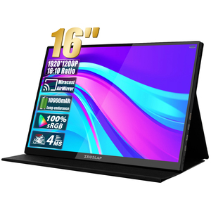 Conexión inalámbrica 1920*1200P FHD Monitor portátil con control táctil de 10 puntos para negocios y juegos ps4 ps5 switch Nintendo - Product Image 1