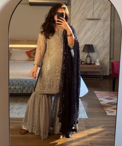 Piece Salwar Kameez女性インドパキスタン民族女性パーティーパンジャブステッチ可能卸売芝生スーツ民族