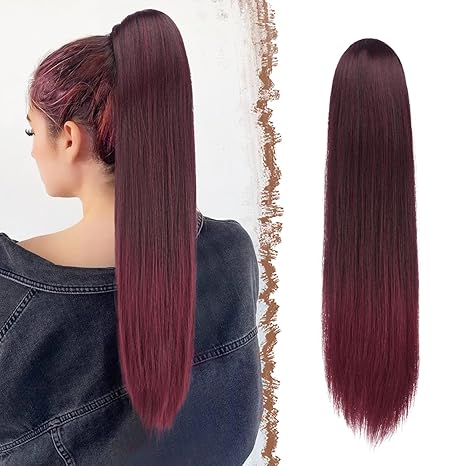 Cordon de serrage rouge ombré noir