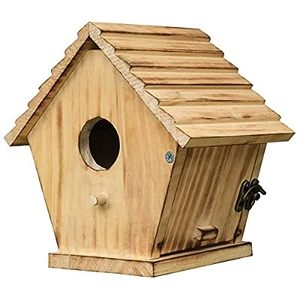 Açık sincap ev için dayanıklı kaliteli ahşap sincap ev asılı sincap ev yuvalama kutusu ile kuş ucuz fiyat - Product Image 4