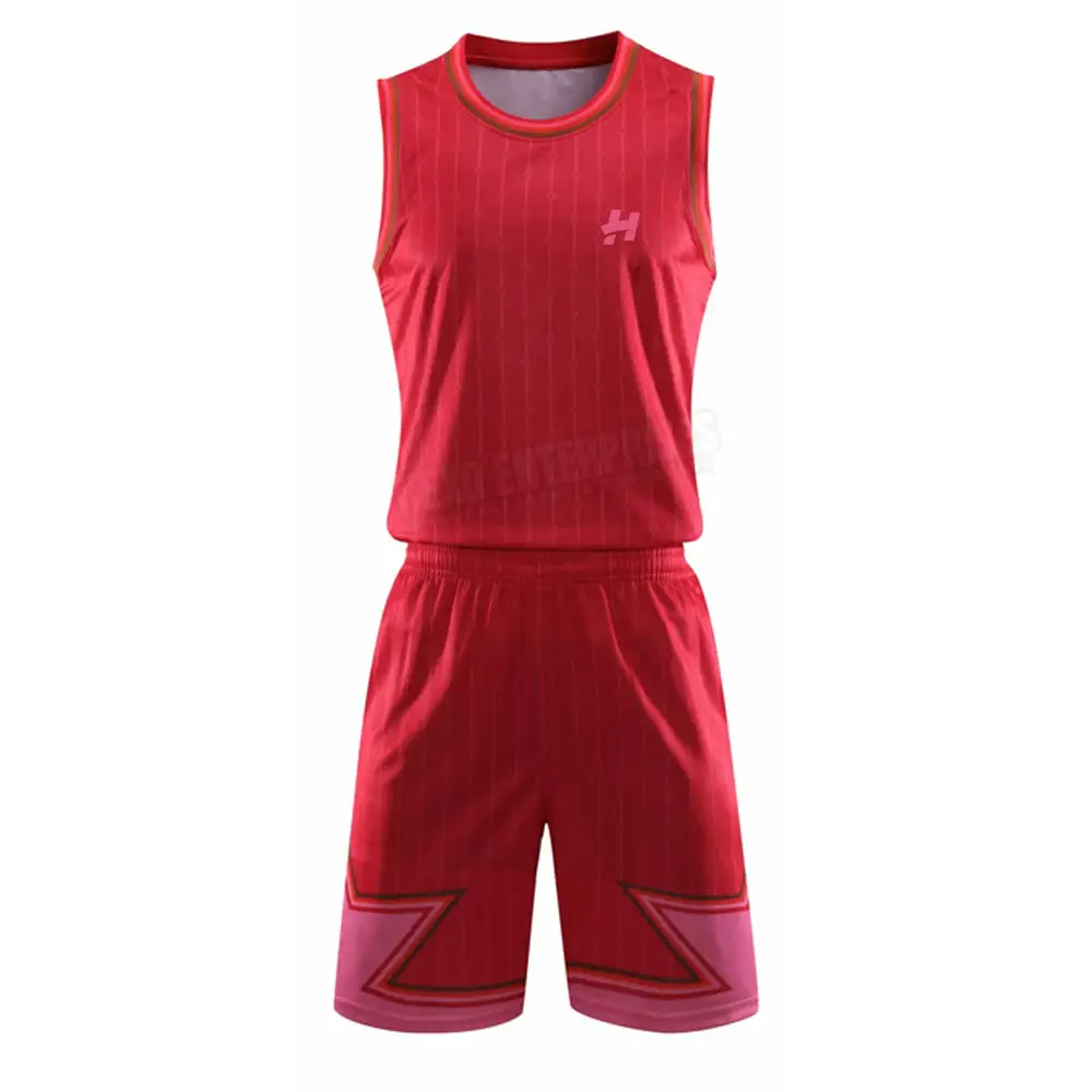 Uniforme de baloncesto de la mejor calidad de poliéster 100% uniforme de baloncesto de nuevo diseño personalizado de alta calidad