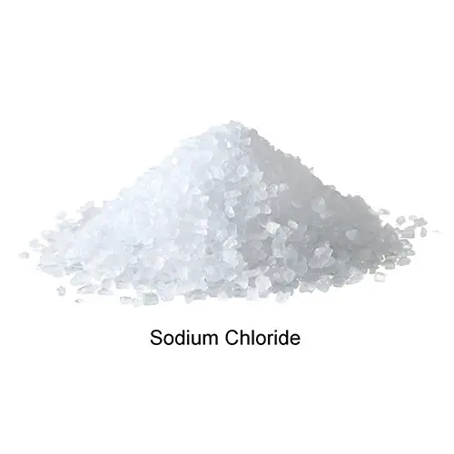 ¡Cloruro de sodio de grado industrial, producido con sal mineral de alta calidad y tecnología de vacío!