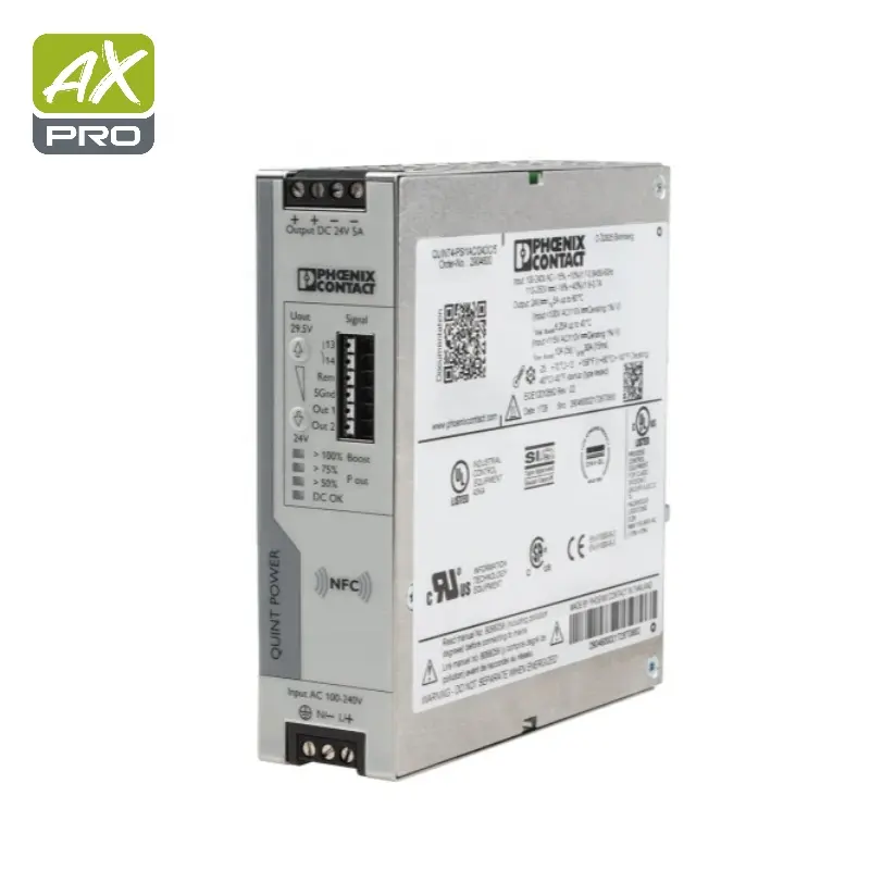 Asli 2904600 QUINT4-PS/1AC/24DC/5 Mode saklar DIN rel catu daya