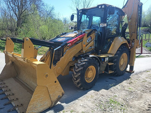 USED CAT 432 retroescavadeira acessório carregador frontal com retroescavadeira acessível mini-trator retroescavadeira em estoque