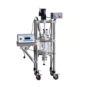 超音波フィルター原子炉5L実験室化学反応ケトル攪拌二層ガラス - Product Image 2