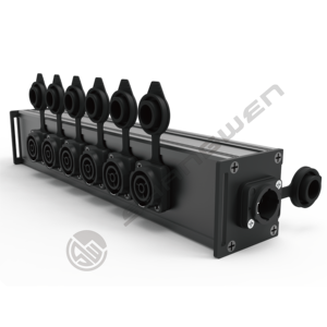 Conectores Powercon 2 unidades de tira de alimentación con Power Twist Entrada/salida Divisor de potencia True 1 Breakout Box - Product Image 4