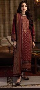 美丽的salwar kameez套装设计师印度巴基斯坦新顶级设计脖子刺绣印花连衣裙草坪Kurti系列 - Product Image 5