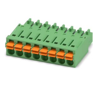 Conectividad óptima de paso de 3,5mm de 8 pines 24-16AWG Bloques de terminales enchufables de tipo de alimentación por resorte para un rendimiento mejorado - Product Image 1