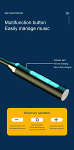 Giá rẻ giá không dây cổ tai nghe G01 TWS <span class=keywords><strong>LED</strong></span> hiển thị Handfree stereo thể thao Tai nghe không dây - Product Image 6