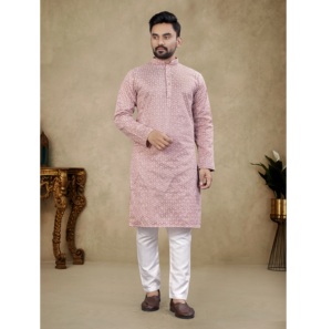 เป็นตัวแทนของการตีความที่ทันสมัยของชุดนอน Kurta คลาสสิกที่สมบูรณ์แบบสำหรับการสวมใส่ในชีวิตประจำวันสำหรับการส่งออกทั่วโลก - Product Image 1