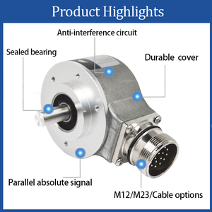 Encoder assoluto SJ50 ottico 8bit 9bit 10bit 11bit 12bit Encoder rotativo assoluto codice grigio Singal IP67 - Product Image 2