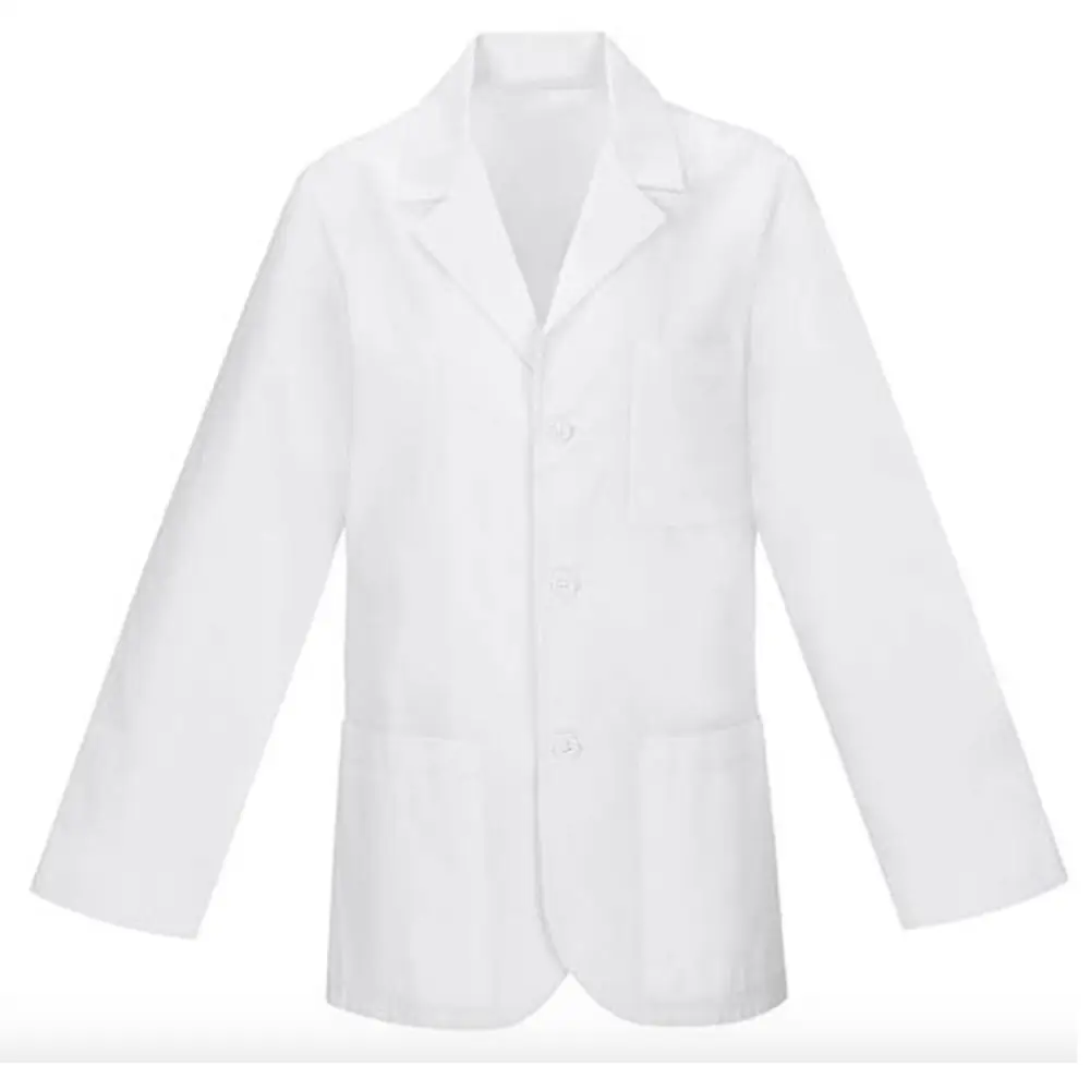 Dust Medical Hospital Warehouse Coat Mitarbeiter White Lab Medical Doctor Coat mit perfekter Passform