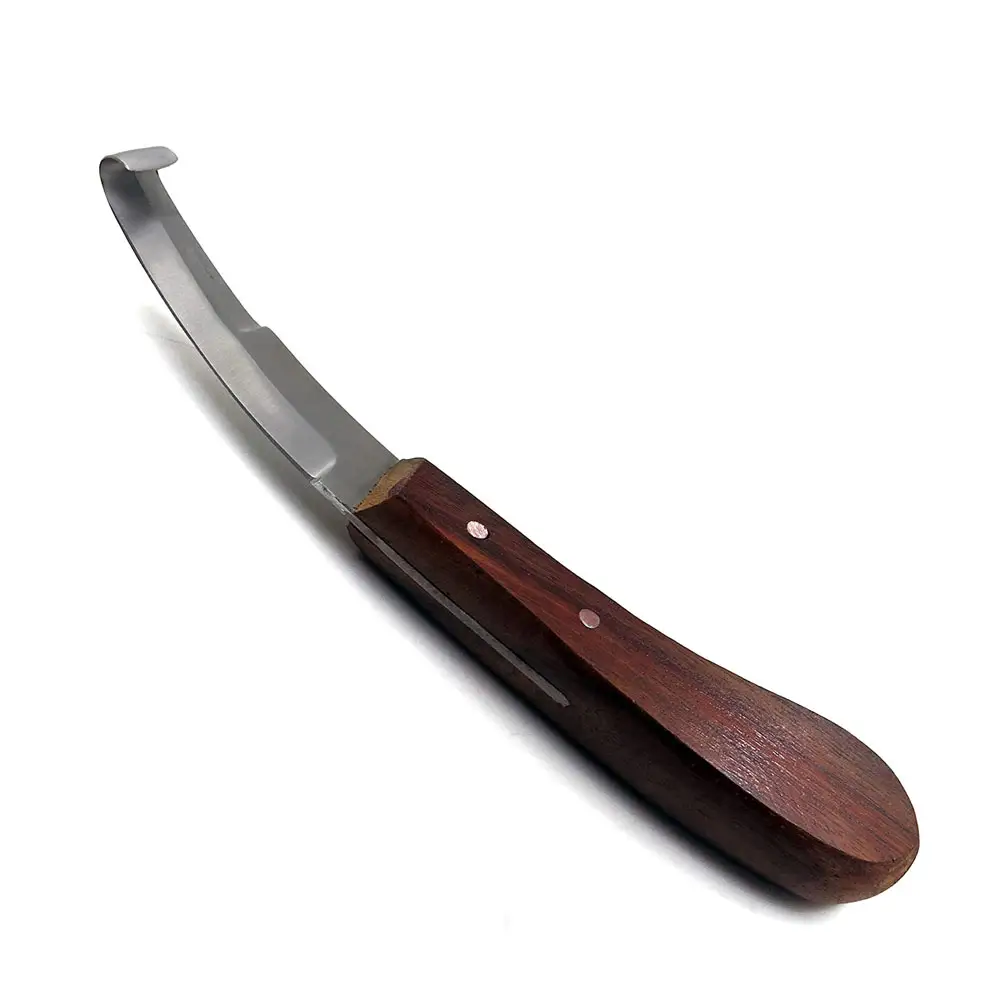 Couteau à sabot avec tête de sélection manche en bois qualité supérieure 100% couteau à sabot de haute qualité à bas prix
