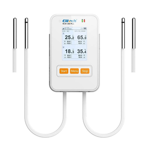 Elitech-Registrador de Temperatura y Humedad, Registrador de Datos Industrial con Sensor Interno, Aplicación de Conectividad A LA Nube, con Sensor Interno, 2 Unidades - Product Image 2