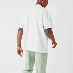 Rahat yuvarlak boyun T Shirt üreticisi düştü omuzlar Streetwear T-Shirt yüksek kalite <span class=keywords><strong>220</strong></span> Gsm pamuk boy Boxy T Shirt